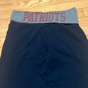 NFL patriot’s yoga pants in blue size small